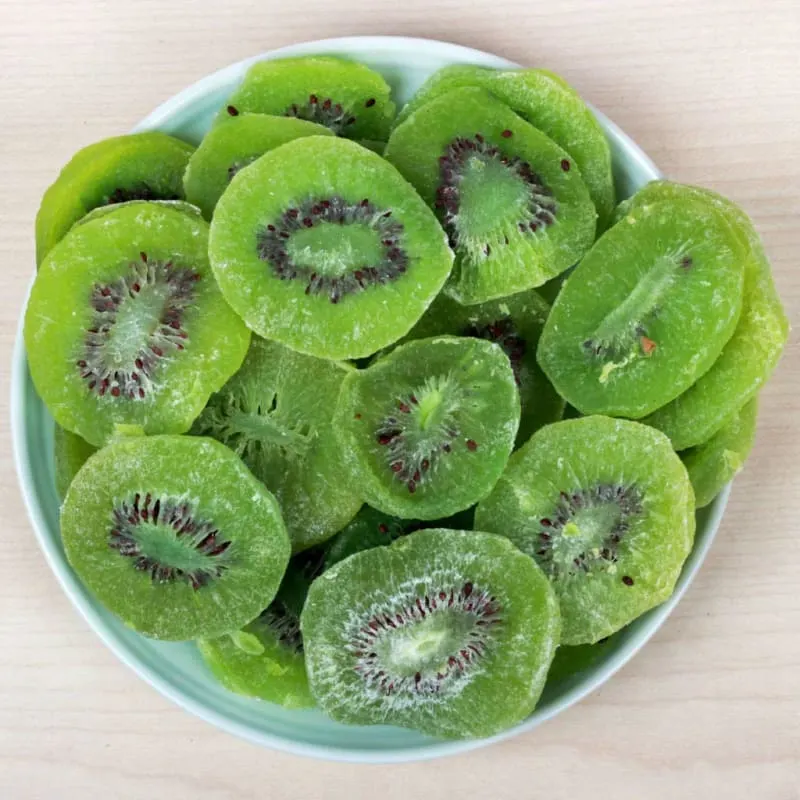 Dehydrated kiwi